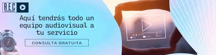 Banner ejemplo audiovisual para eventos